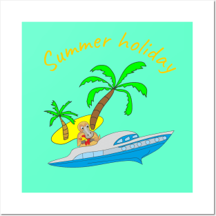 Summer holiday Posters and Art